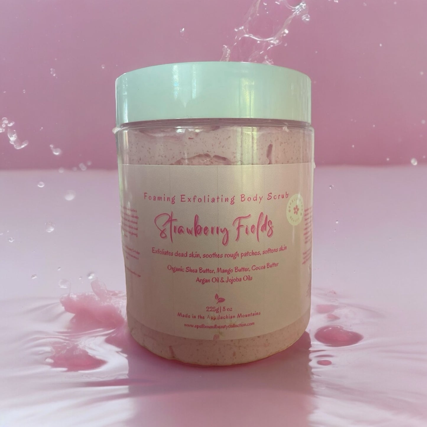 Strawberry Fields Foaming Exfoliating Sugar Scrub